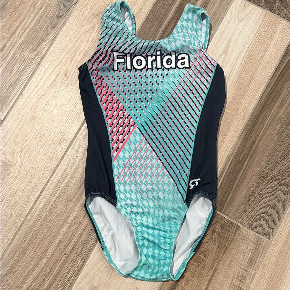 Florida REGION 8 LEOTARD AS - Pink and Green WORN ONCE